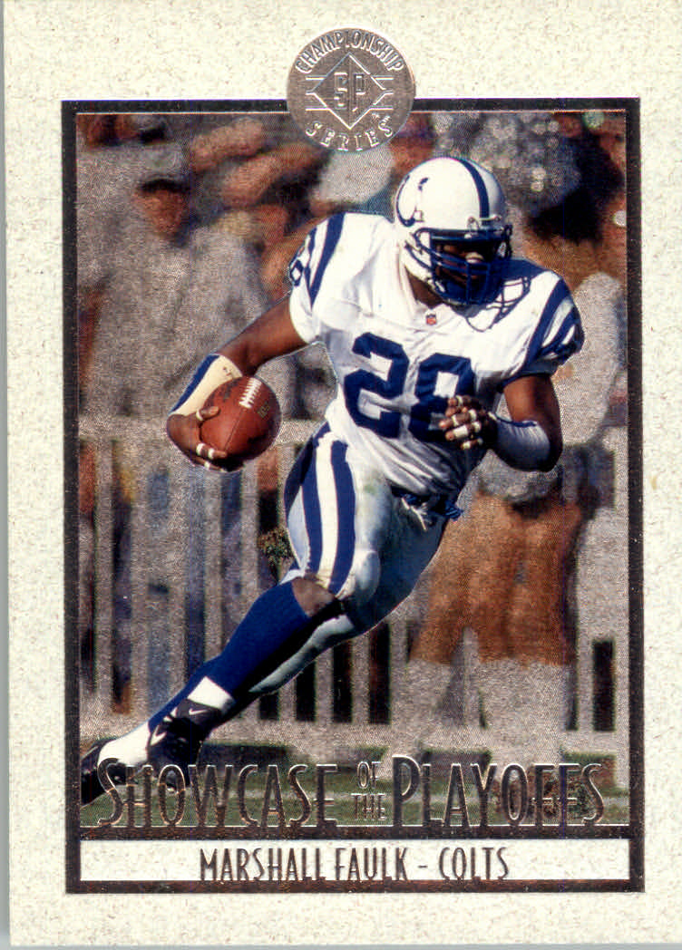 1995 SP Championship Football "Playoff Showcase" Inserto e Inserto Paralela Tarjeta - Imagen 10 de 18