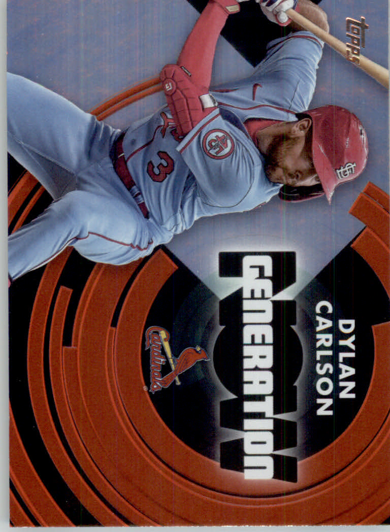Tarjetas insertadas y paralelas de béisbol Topps 2022 "Generation Now" - Imagen 14 de 17