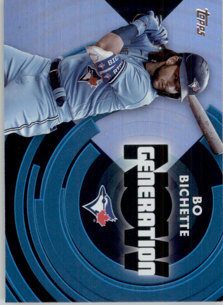 Tarjetas insertadas y paralelas de béisbol Topps 2022 "Generation Now" - Imagen 16 de 17