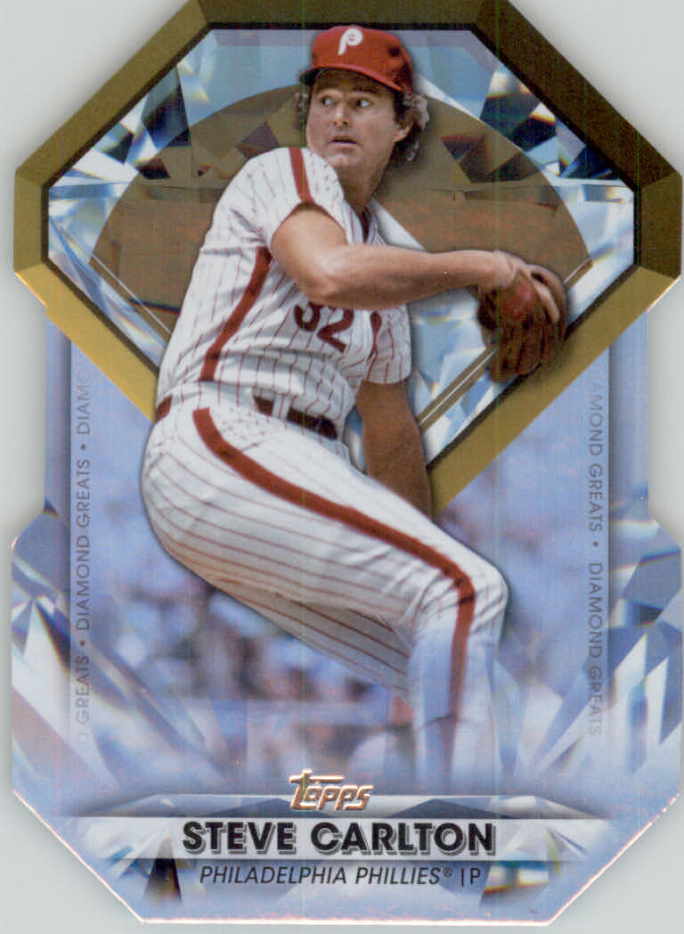 Tarjetas insertadas 2022 Topps de béisbol "Diamond Greats Die Cuts" - Imagen 18 de 19