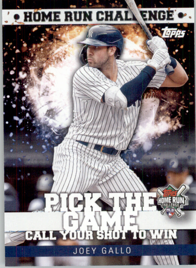  2020 Topps Home Run Challenge Promo #HRC-16 Joey Gallo