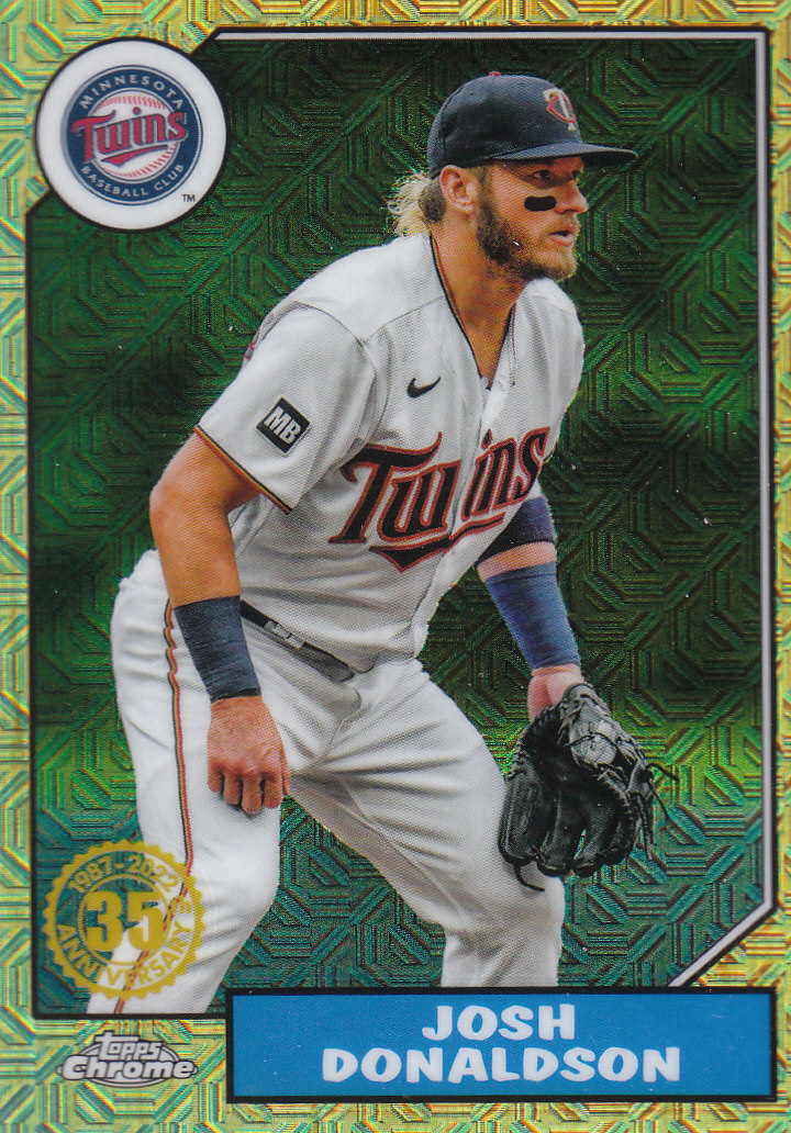 Tarjetas insertadas 2022 Topps Baseball "'87 Topps Silver Pack Chrome" - Imagen 8 de 45