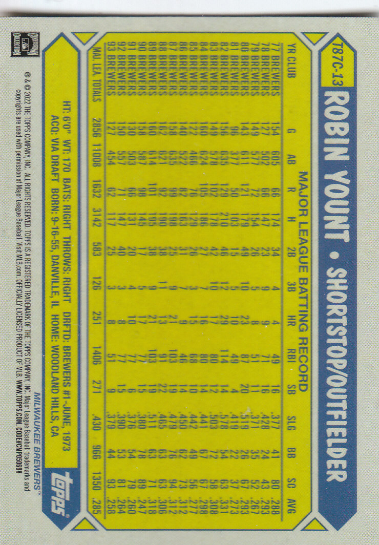 Tarjetas insertadas 2022 Topps Baseball "'87 Topps Silver Pack Chrome" - Imagen 11 de 45