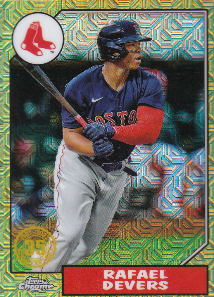 Tarjetas insertadas 2022 Topps Baseball "'87 Topps Silver Pack Chrome" - Imagen 16 de 45