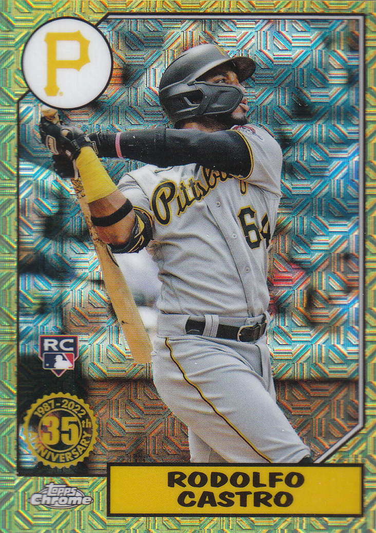 Tarjetas insertadas 2022 Topps Baseball "'87 Topps Silver Pack Chrome" - Imagen 30 de 45