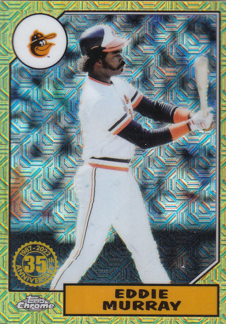 Tarjetas insertadas 2022 Topps Baseball "'87 Topps Silver Pack Chrome" - Imagen 44 de 45