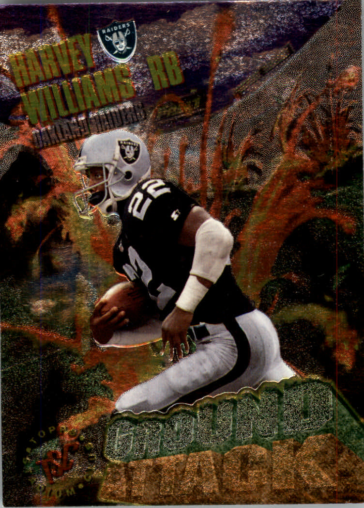 Tarjetas insertadas de fútbol americano Stadium Club 1995 "Ground Attack" - Imagen 8 de 10
