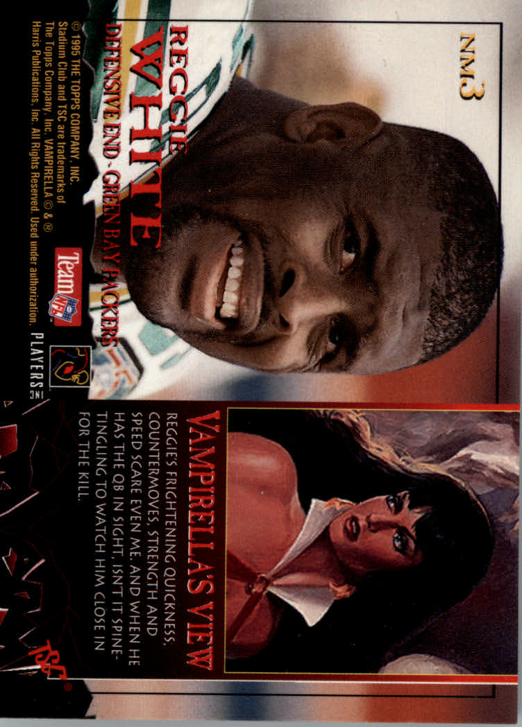 1995 Stadium Club Football "Nightmares" Insert Cards - Bild 3 von 13