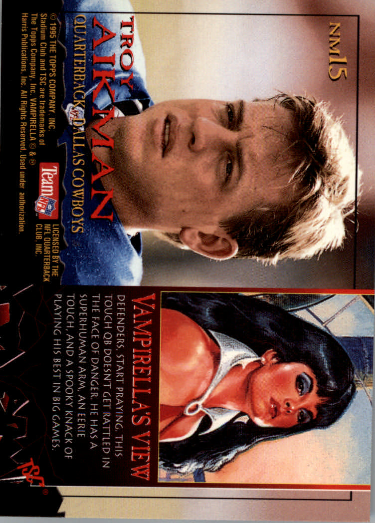 1995 Stadium Club Football "Nightmares" Insert Cards - Bild 7 von 13
