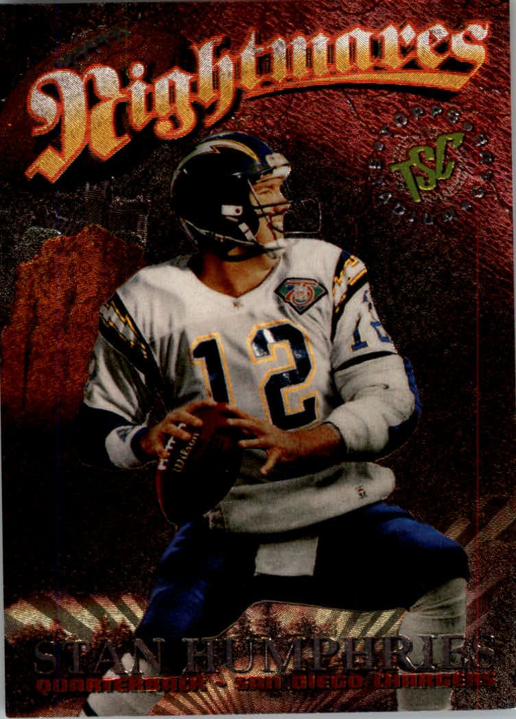 1995 Stadium Club Football "Nightmares" Insert Cards - Bild 8 von 13