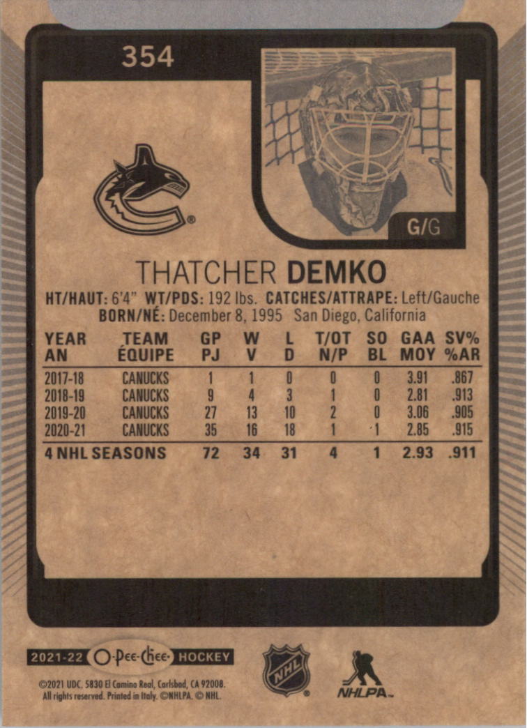 2021-22 O-Pee-Chee Hockey Card Pick 251-500 - Picture 203 of 495