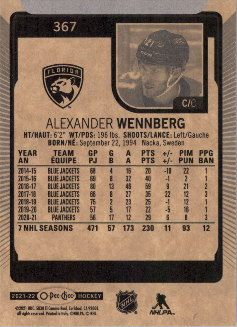 2021-22 O-Pee-Chee Hockey Card Pick 251-500 - Picture 229 of 495