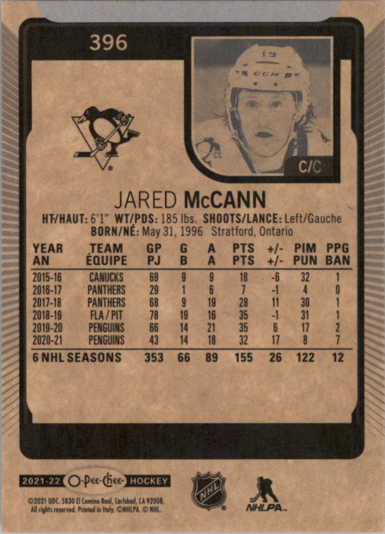 2021-22 O-Pee-Chee Hockey Card Pick 251-500 - Picture 287 of 495