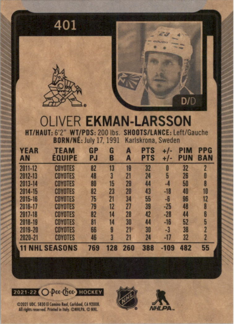 2021-22 O-Pee-Chee Hockey Card Pick 251-500 - Picture 297 of 495