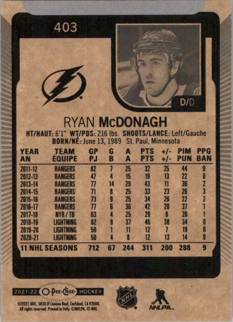 2021-22 O-Pee-Chee Hockey Card Pick 251-500 - Picture 301 of 495