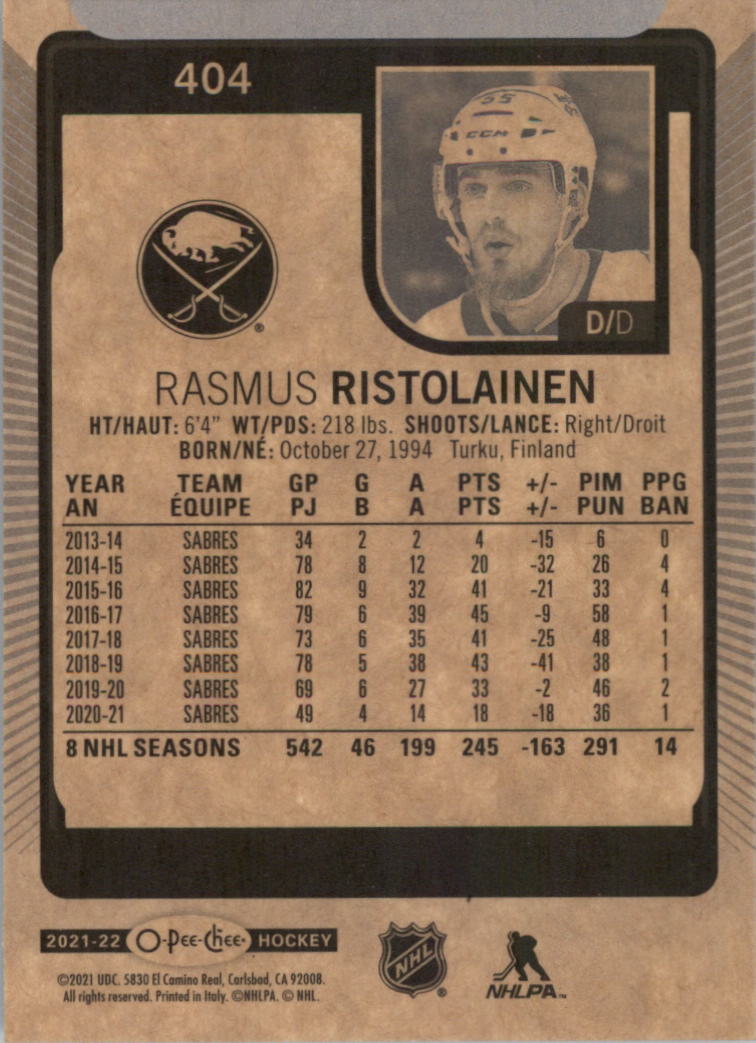 2021-22 O-Pee-Chee Hockey Card Pick 251-500 - Picture 303 of 495