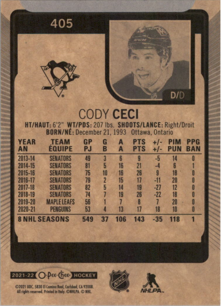 2021-22 O-Pee-Chee Hockey Card Pick 251-500 - Picture 305 of 495
