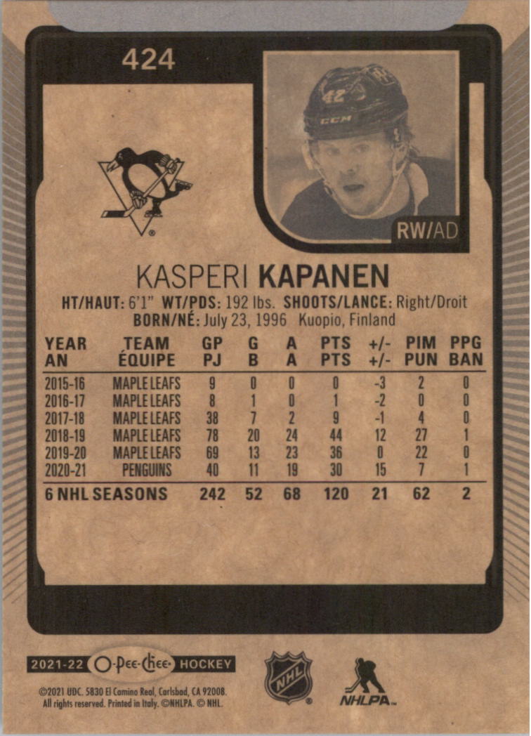 2021-22 O-Pee-Chee Hockey Card Pick 251-500 - Picture 343 of 495