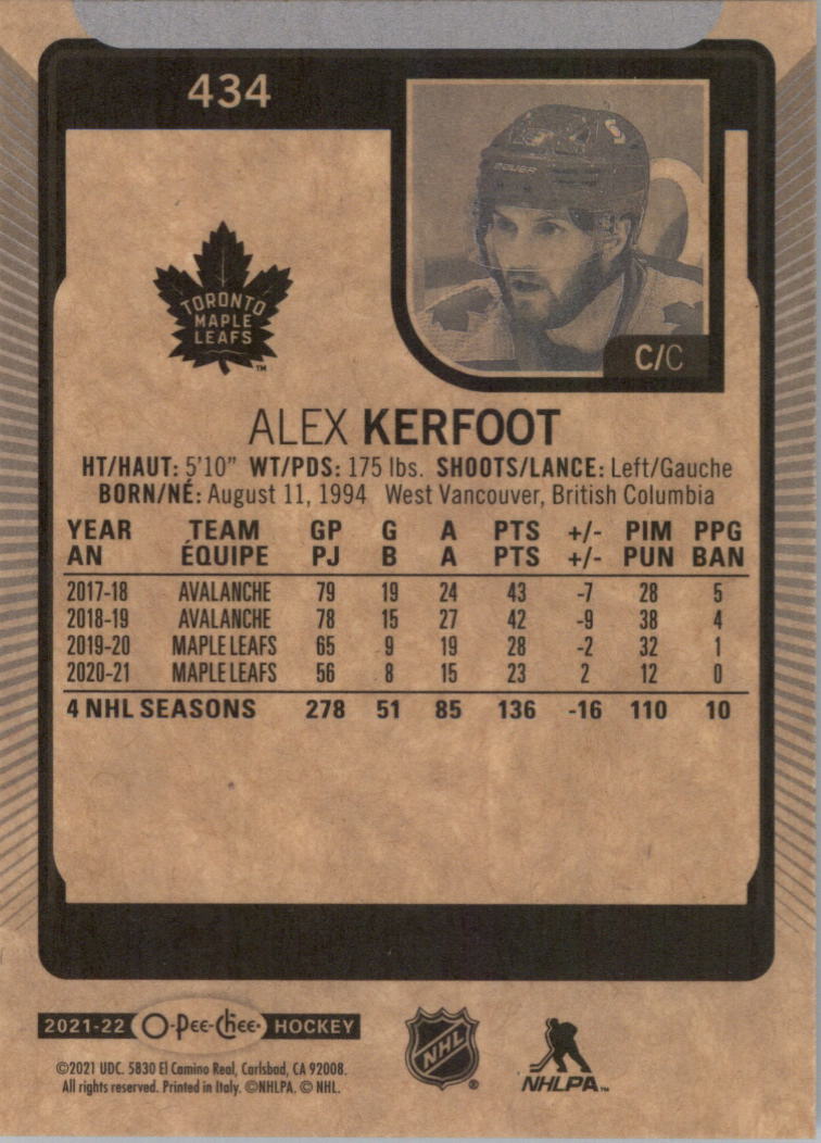 2021-22 O-Pee-Chee Hockey Card Pick 251-500 - Picture 363 of 495