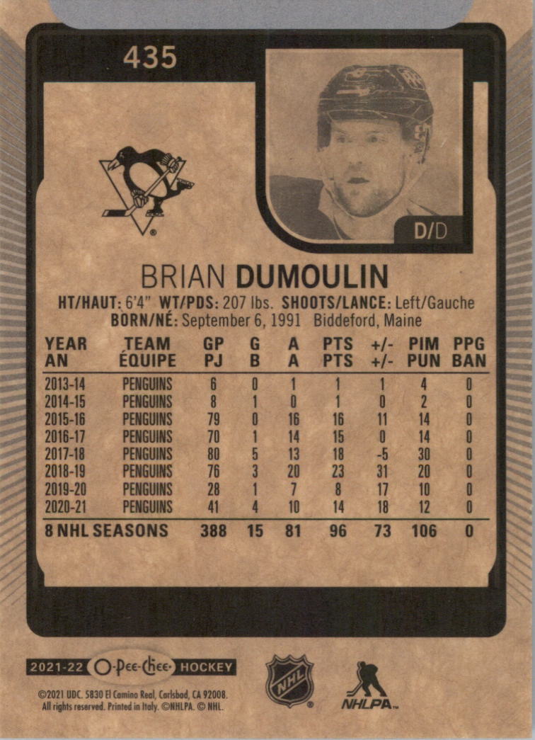 2021-22 O-Pee-Chee Hockey Card Pick 251-500 - Picture 365 of 495