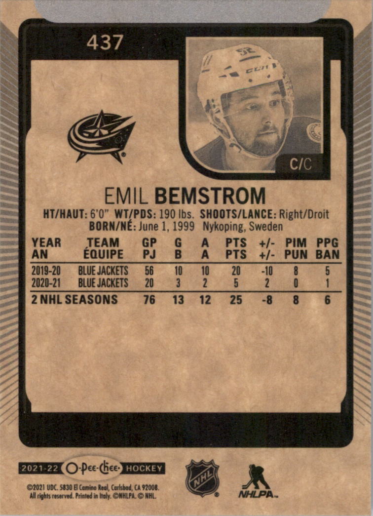 2021-22 O-Pee-Chee Hockey Card Pick 251-500 - Picture 369 of 495