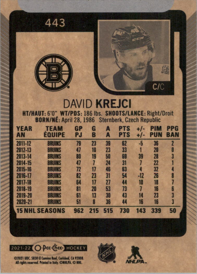 2021-22 O-Pee-Chee Hockey Card Pick 251-500 - Picture 381 of 495