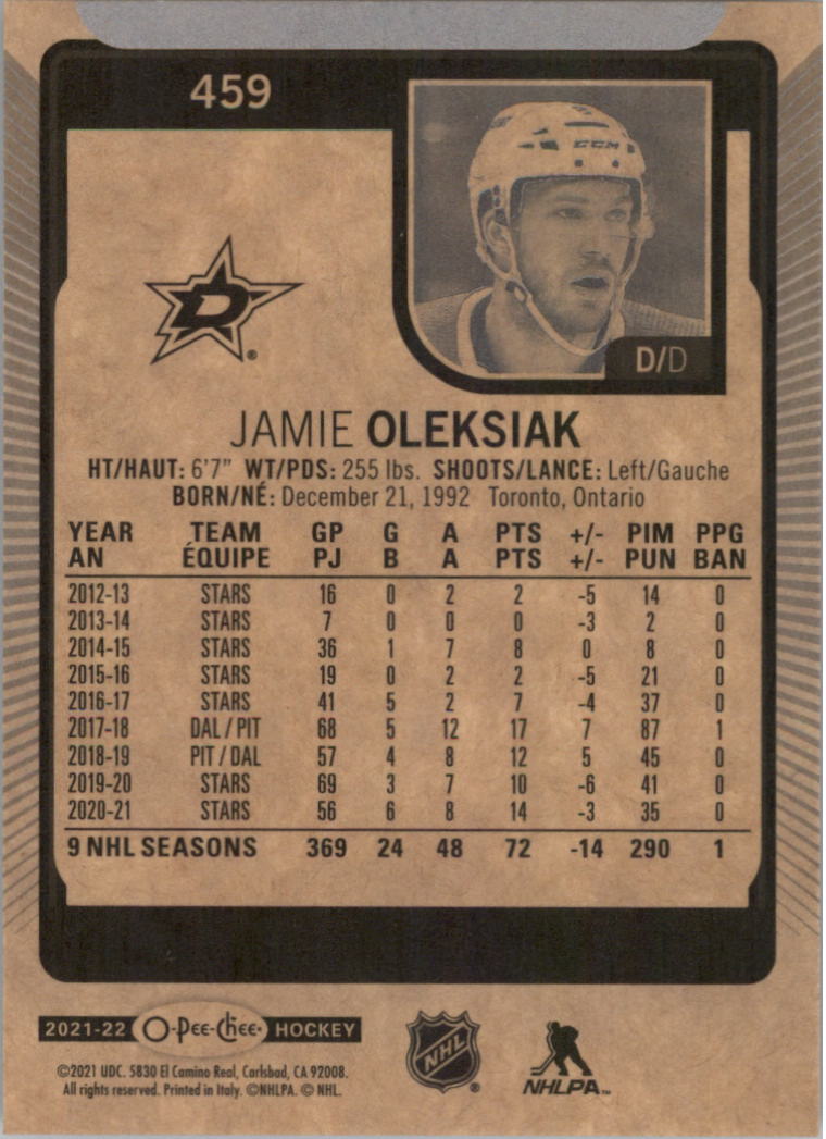 2021-22 O-Pee-Chee Hockey Card Pick 251-500 - Picture 413 of 495