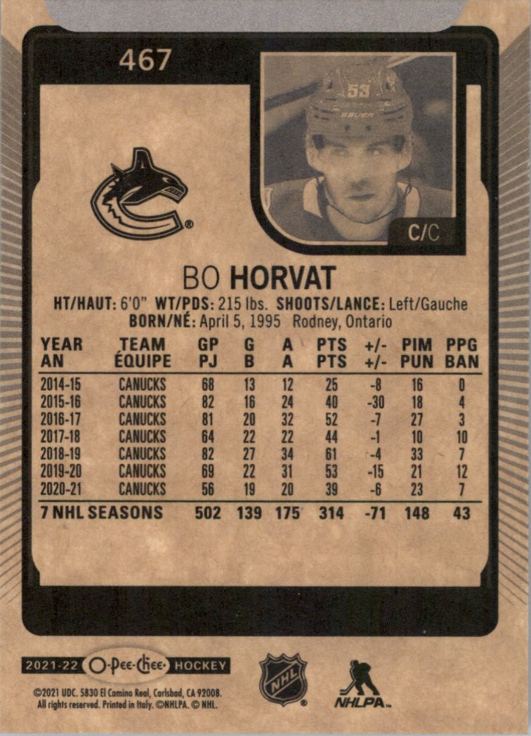 2021-22 O-Pee-Chee Hockey Card Pick 251-500 - Picture 429 of 495