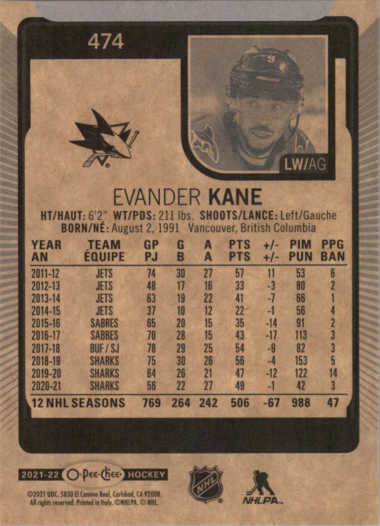 2021-22 O-Pee-Chee Hockey Card Pick 251-500 - Picture 443 of 495