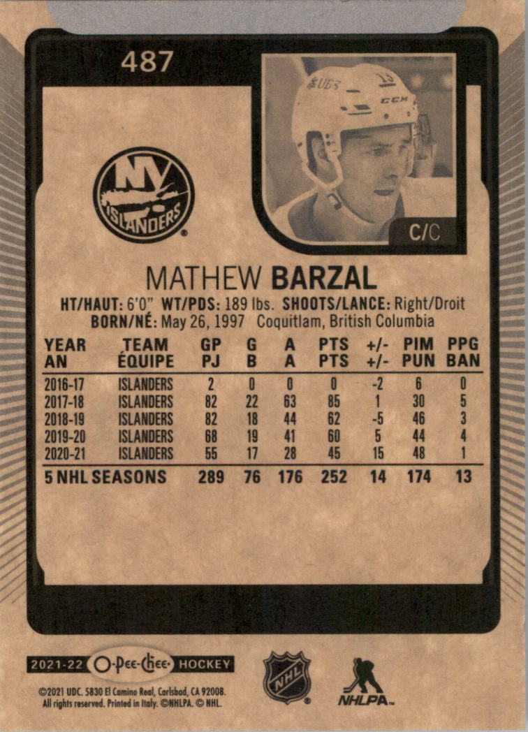 2021-22 O-Pee-Chee Hockey Card Pick 251-500 - Picture 469 of 495