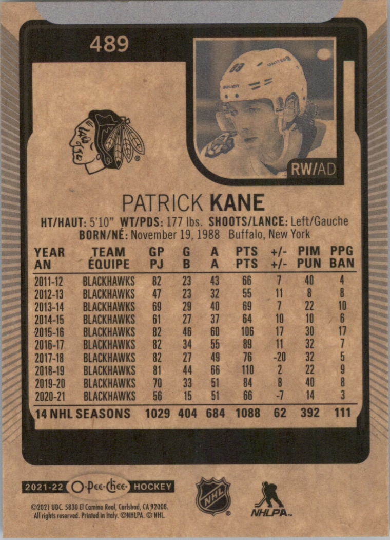 2021-22 O-Pee-Chee Hockey Card Pick 251-500 - Picture 473 of 495