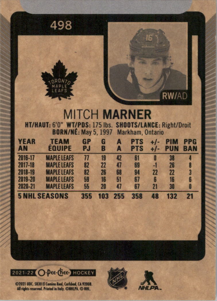 2021-22 O-Pee-Chee Hockey Card Pick 251-500 - Picture 491 of 495