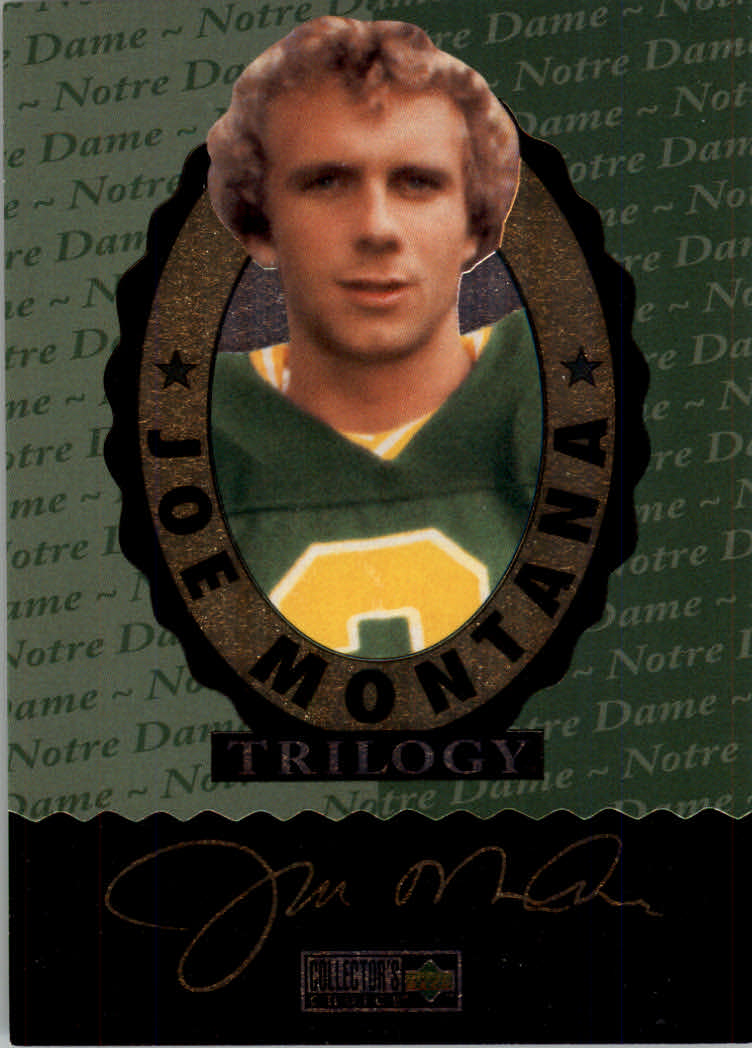"Tarjetas de inserción de fútbol ""Joe Montana Trilogy"" de Upper Deck Upper - Imagen 42 de 47