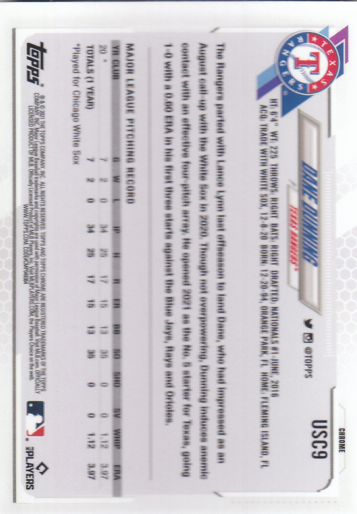 2021 Topps Chrome Update Baseball "Refractors" Parallel Cards - Picture 15 of 97