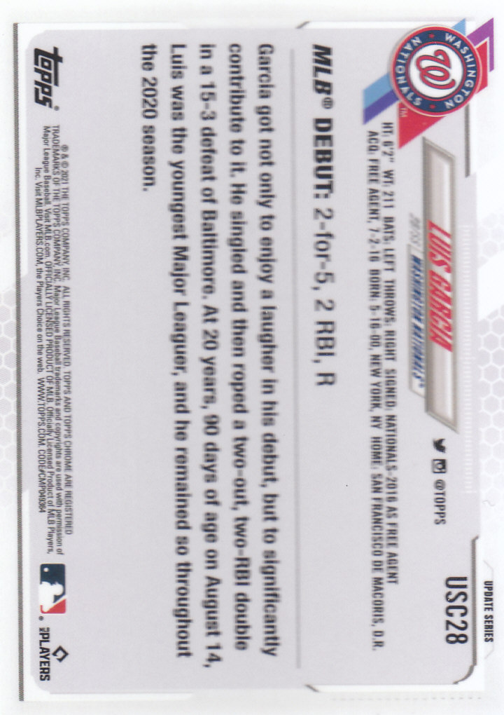 2021 Topps Chrome Update Baseball "Refractors" Parallel Cards - Picture 29 of 97
