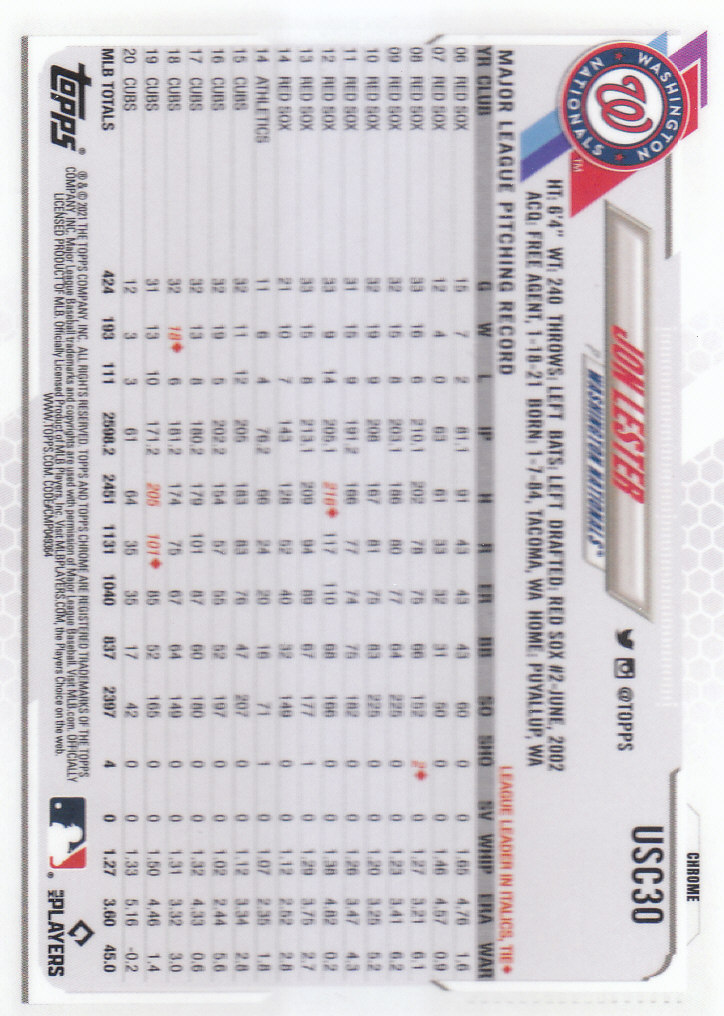 2021 Topps Chrome Update Baseball "Refractors" Parallel Cards - Picture 31 of 97