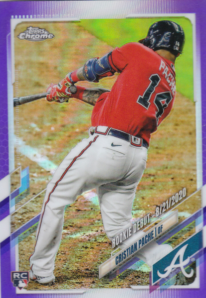 2021 Topps Chrome Update Baseball "Refractors" Parallel Cards - Picture 52 of 97