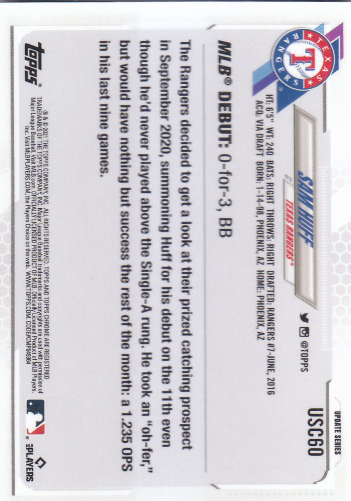 2021 Topps Chrome Update Baseball "Refractors" Parallel Cards - Picture 61 of 97