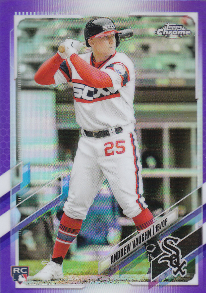 2021 Topps Chrome Update Baseball "Refractors" Parallel Cards - Picture 72 of 97