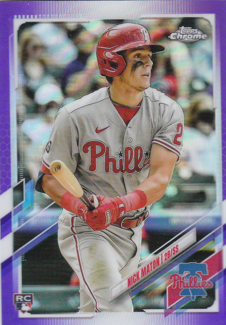 2021 Topps Chrome Update Baseball "Refractors" Parallel Cards - Picture 78 of 97