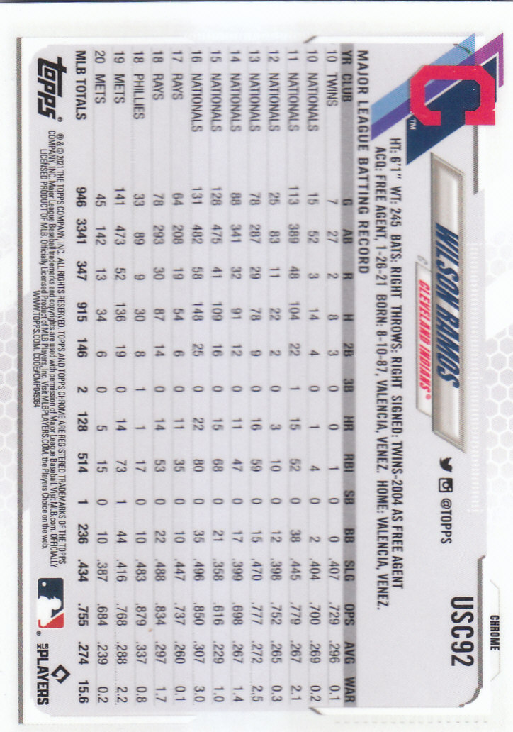 2021 Topps Chrome Update Baseball "Refractors" Parallel Cards - Picture 93 of 97