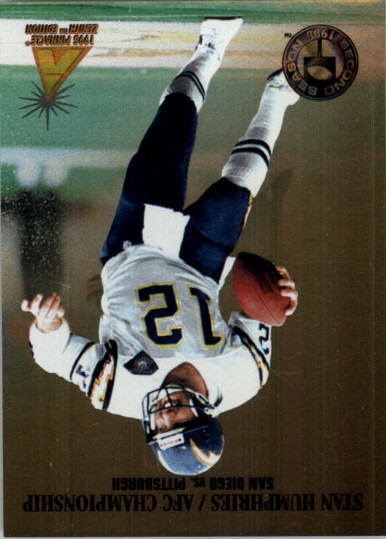 1995 Zenith (Pinnacle) Football "Rookie Roll Cal and Second Season" Insert Cards - Picture 22 of 35