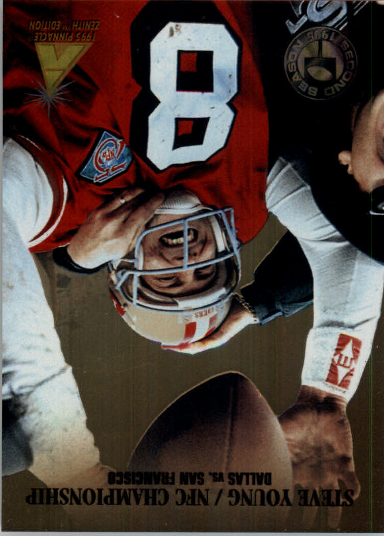 1995 Zenith (Pinnacle) Football "Rookie Roll Cal and Second Season" Insert Cards - Picture 24 of 35