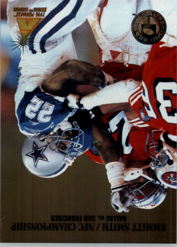 1995 Zenith (Pinnacle) Football "Rookie Roll Cal and Second Season" Insert Cards - Picture 26 of 35