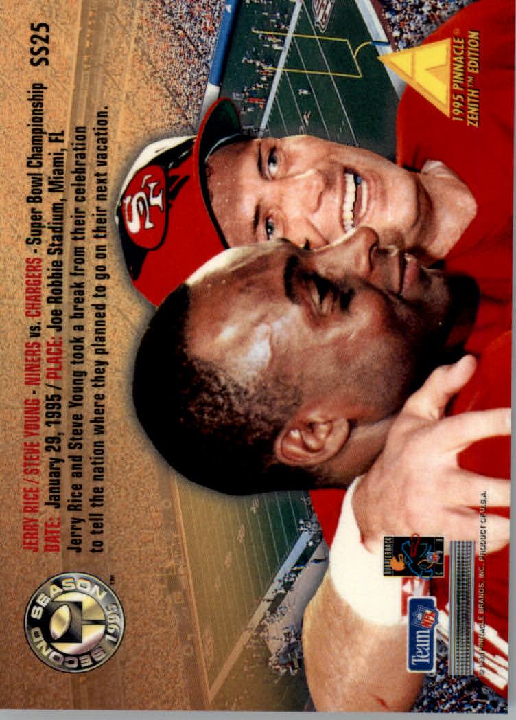 1995 Zenith (Pinnacle) Football "Rookie Roll Cal and Second Season" Insert Cards - Picture 35 of 35