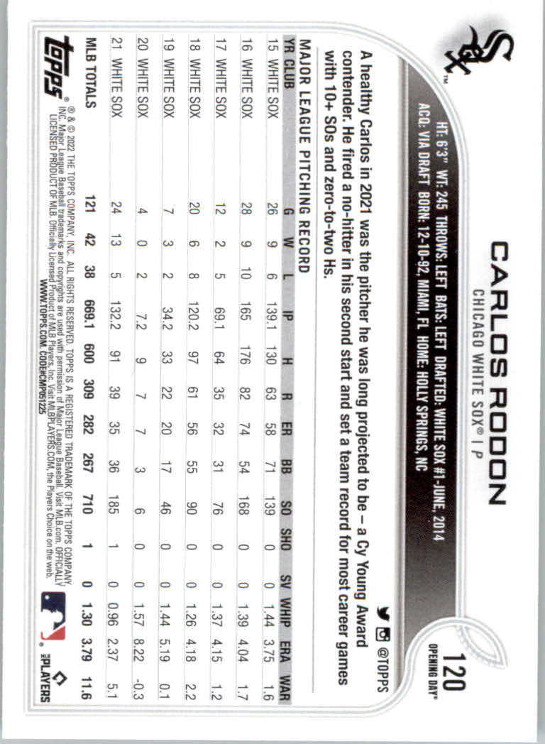 2022 Topps Opening Day Baseball "Main Set" Cards #1 to #220 Rookies and Veterans - Picture 241 of 437