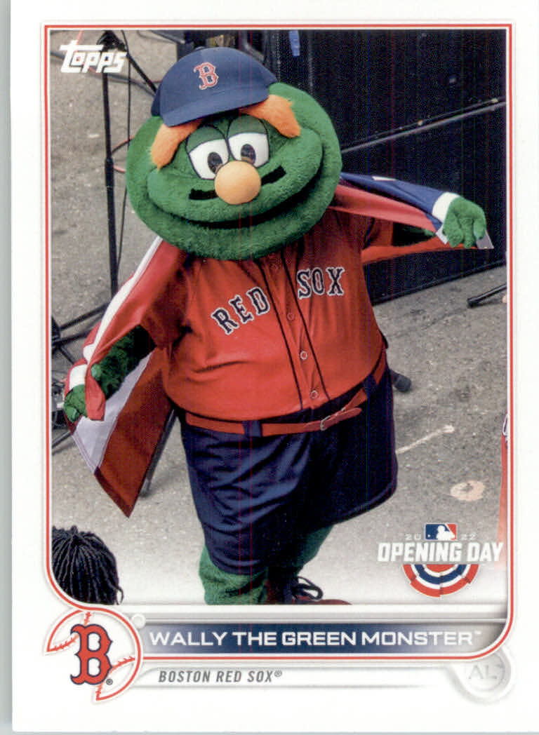 2022 Topps Opening Day Baseball "Mascots" Insert Cards - Picture 4 of 47