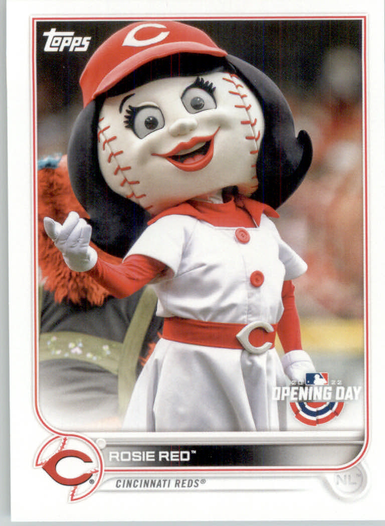 2022 Topps Opening Day Baseball "Mascots" Insert Cards - Picture 6 of 47