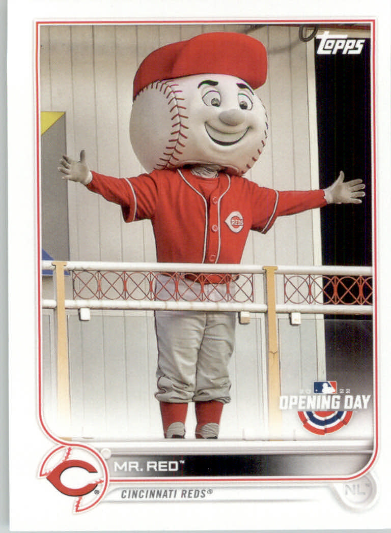 2022 Topps Opening Day Baseball "Mascots" Insert Cards - Picture 8 of 47