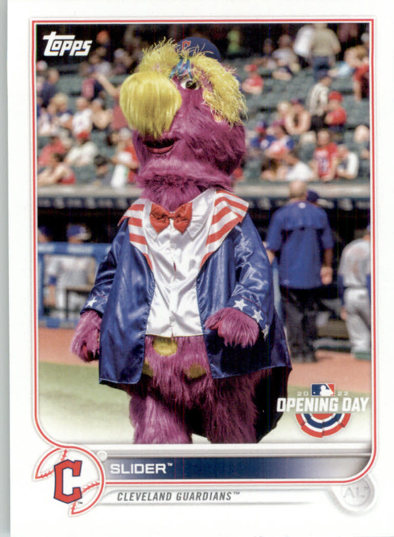2022 Topps Opening Day Baseball "Mascots" Insert Cards - Picture 10 of 47